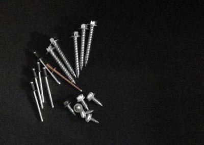 Zip screws, rivets, 1.5 screws